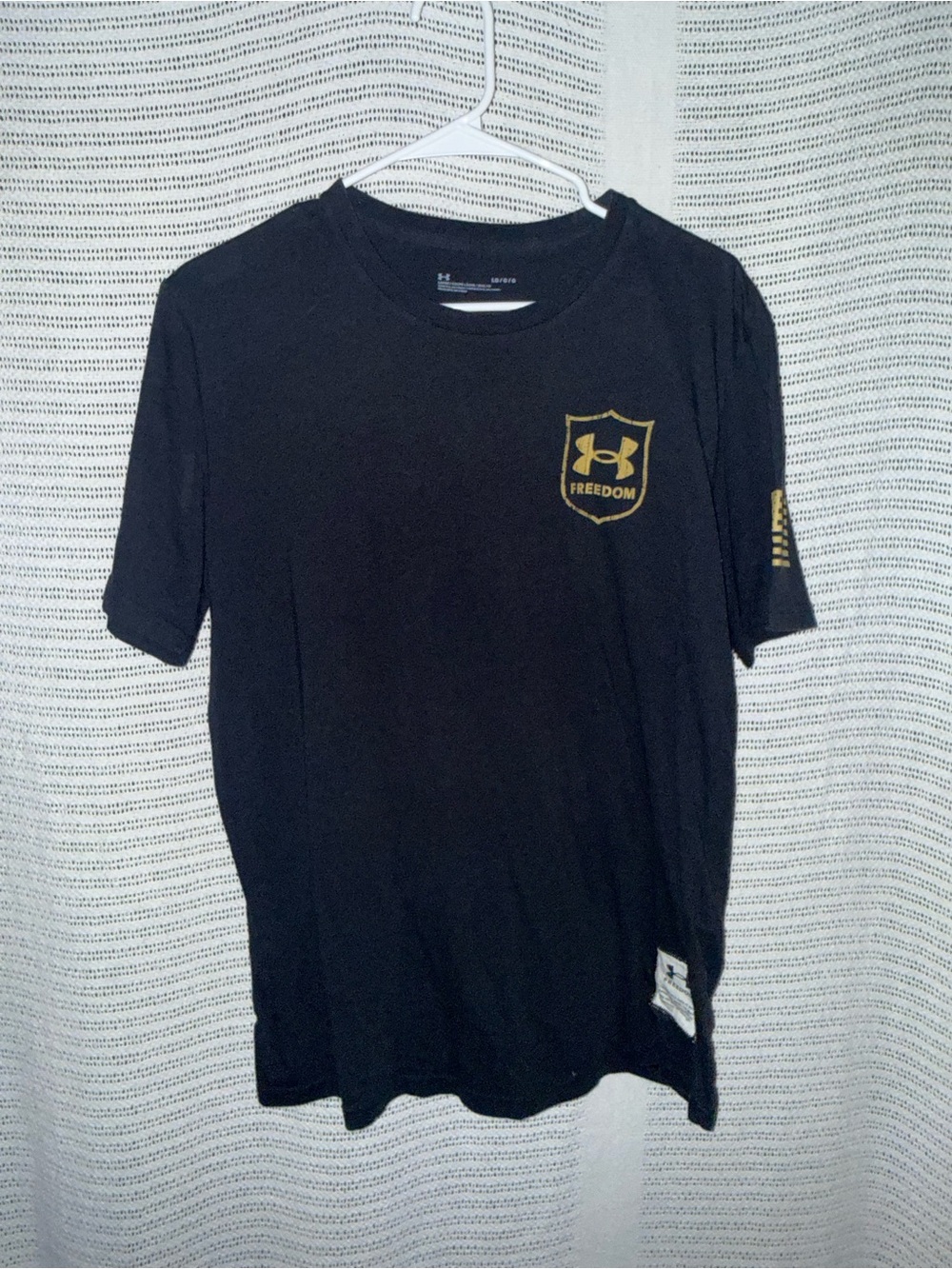 LG Black Short-Sleeve Tee with Gold Shield Logo